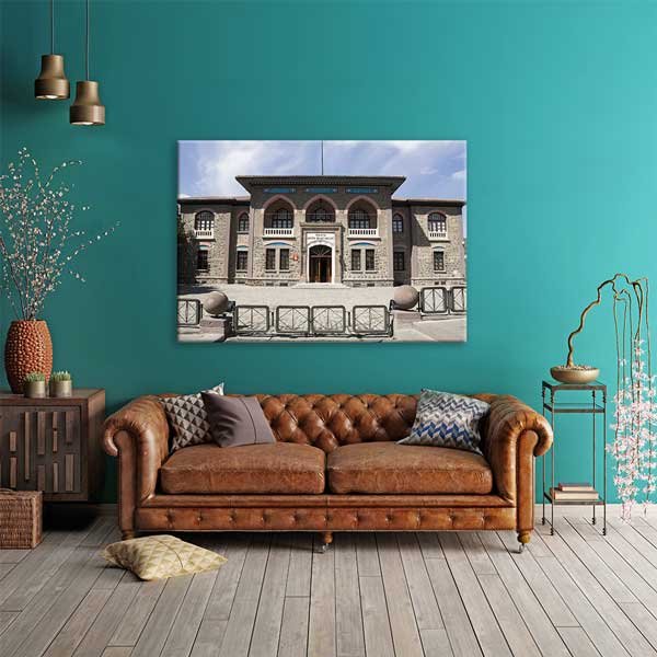 ankara-duvar-tablolari-12101-01 Ankara Tarihi Mimari Yapı Manzarası Kanvas Tablo 12101