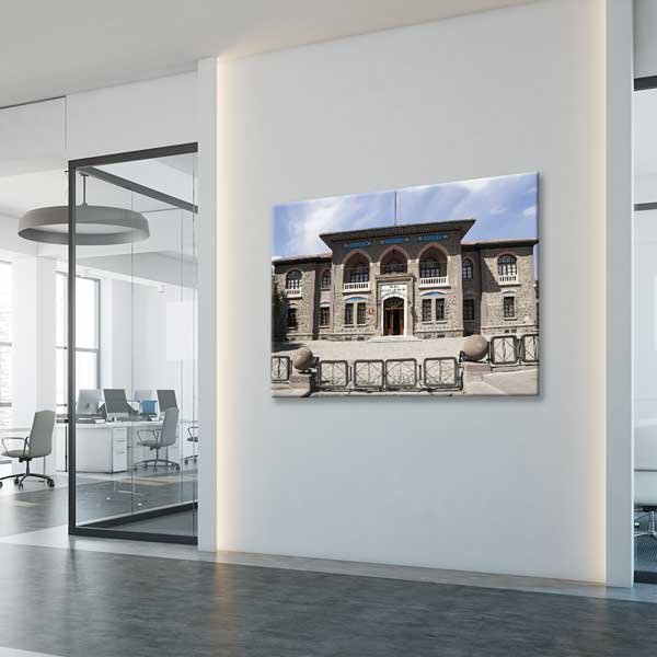 ankara-duvar-tablolari-12101-03 Ankara Tarihi Mimari Yapı Manzarası Kanvas Tablo 12101