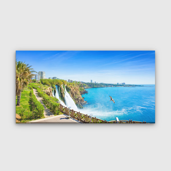 antalya-canvas-wall-art-12048-0 Antalya Falezleri ve Deniz Manzarası Kanvas Tablo 12048