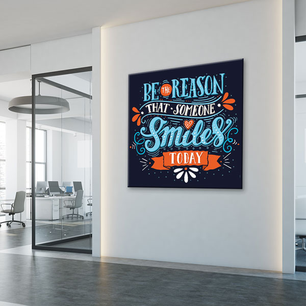 aphorism-wall-decor-3306-07 Bugün Birilerinin Gülümseme Sebebi Ol Duvar Tablosu – 3306