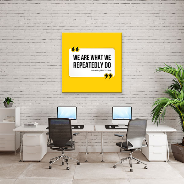 aphorism-wall-design-3159-05 Aristoteles Sözü: Ne Yaparsak Oyuz Duvar Dekoru – 3159