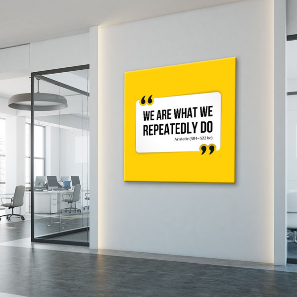 aphorism-wall-design-3159-06 Aristoteles Sözü: Ne Yaparsak Oyuz Duvar Dekoru – 3159