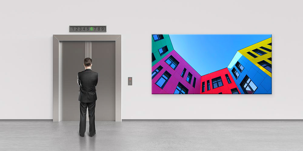 architecture-school-wall-art-7893-05 Renkli Modern Bina Tasarımlı Büyük Ebatlı Duvar Dekoru 7893