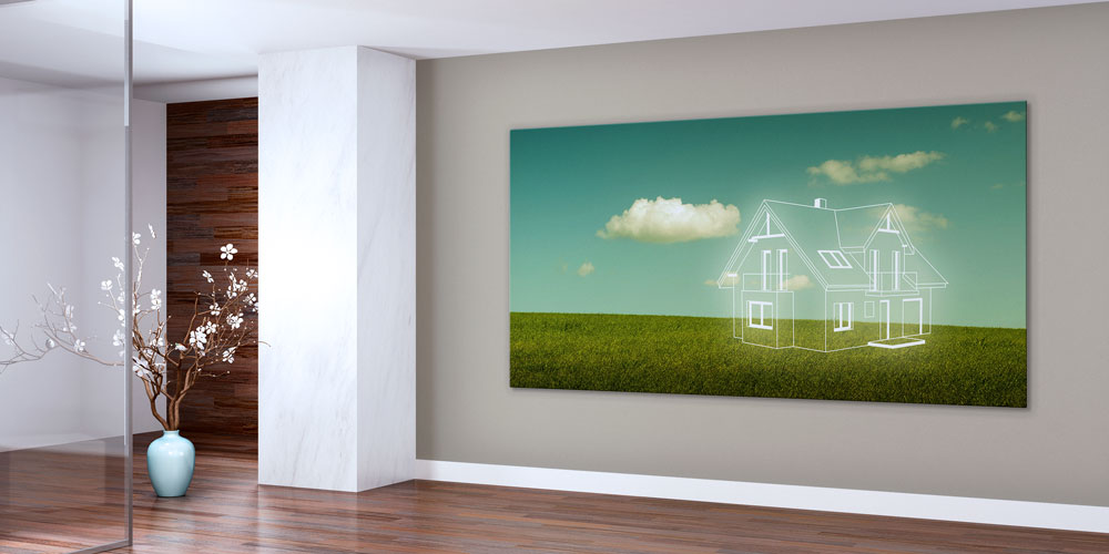 İnşaat ve Emlak Temalı Büyük Ebat Duvar Dekoru 7887