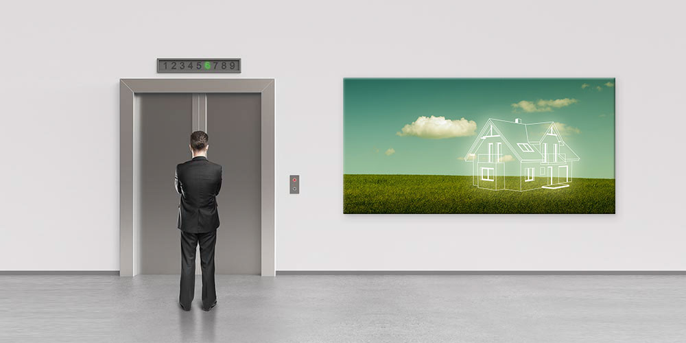 İnşaat ve Emlak Temalı Büyük Ebat Duvar Dekoru 7887