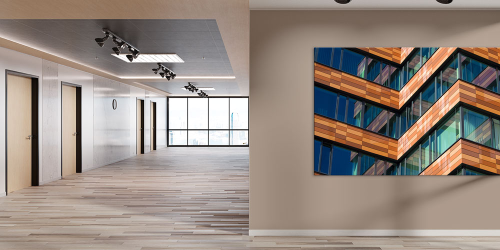 Modern Mimari Cephe Detaylı Büyük Ebatlı Duvar Dekoru 7891