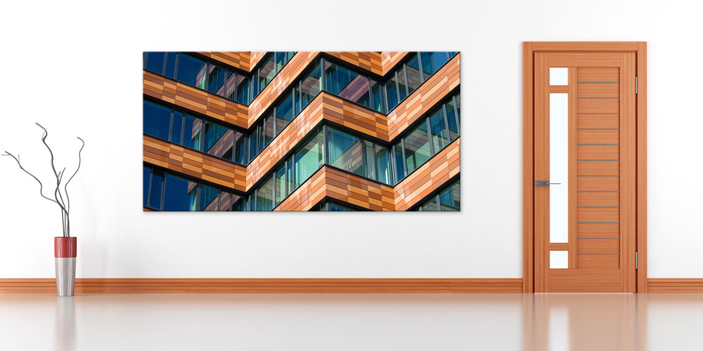 Modern Mimari Cephe Detaylı Büyük Ebatlı Duvar Dekoru 7891