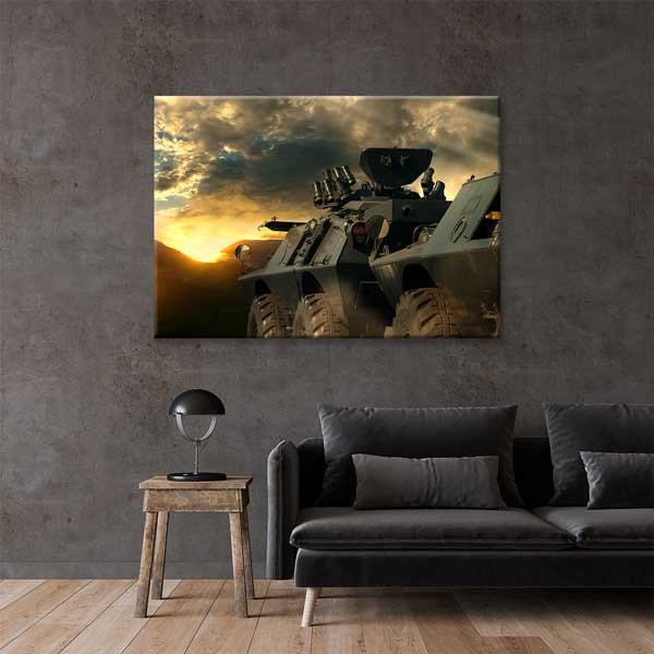 Askeri Zırhlı Araç Kanvas Tablo – 11214