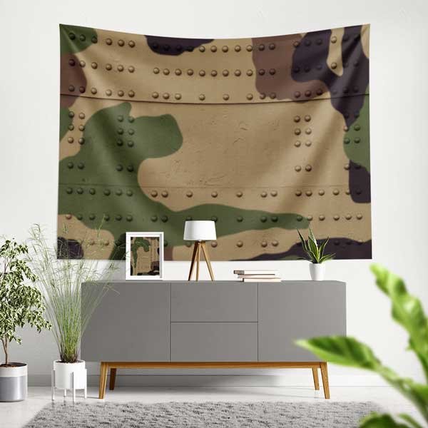 army-wall-tapestry-11070-00 Kamuflaj Desenli Duvar Örtüsü 11070