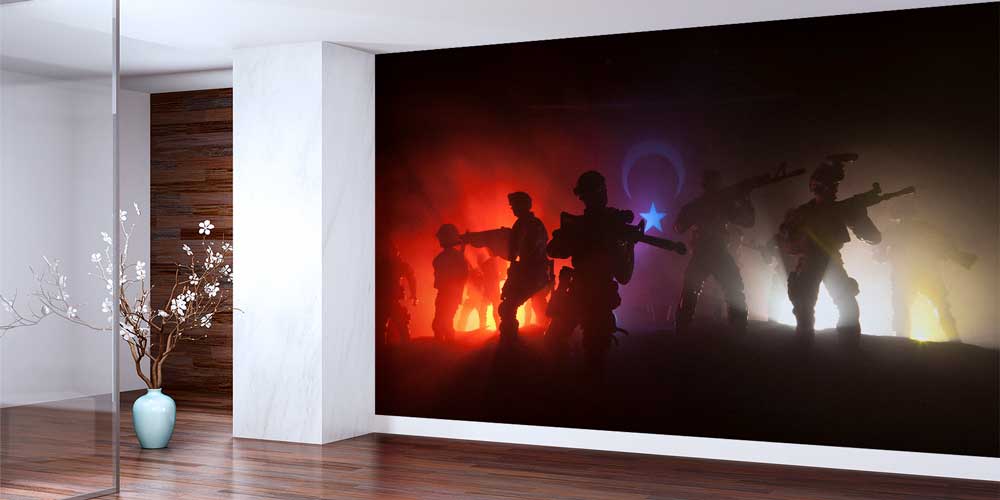 Türk Askeri Silüeti Duvar Kağıdı 10989