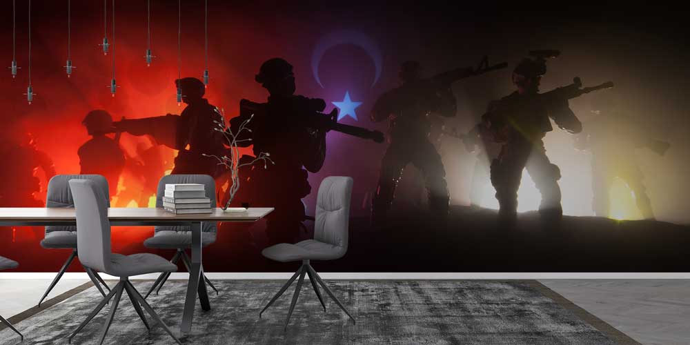 Türk Askeri Silüeti Duvar Kağıdı 10989