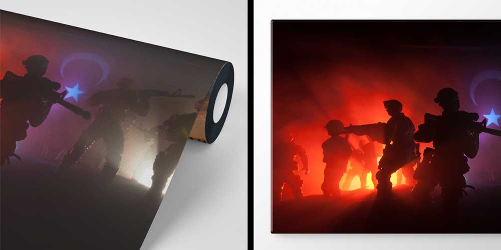 Türk Askeri Silüeti Duvar Kağıdı 10989