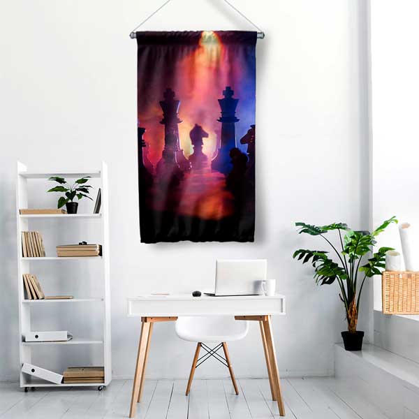 Askeri Duvar Flaması | Satranç ve Strateji 11167