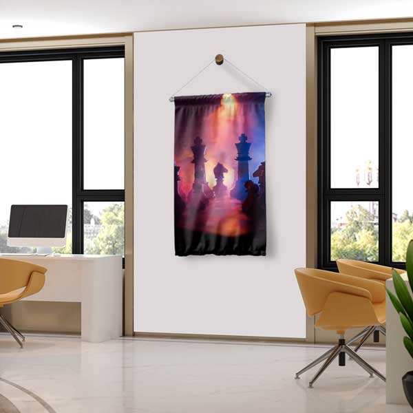 Askeri Duvar Flaması | Satranç ve Strateji 11167