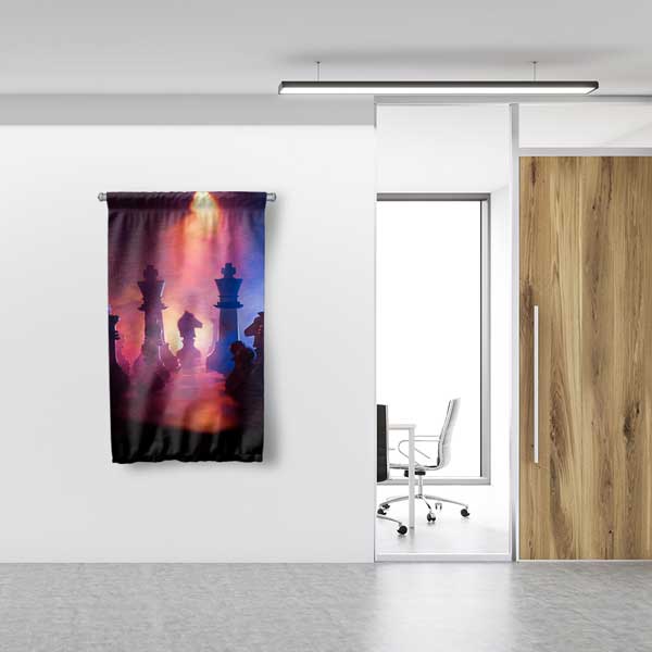 Askeri Duvar Flaması | Satranç ve Strateji 11167