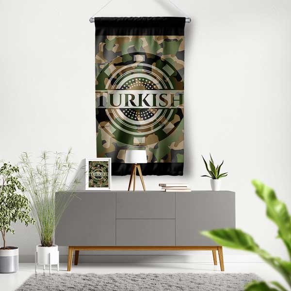 Askeri Duvar Sanatı | Kamuflaj ve Turkish Arması 11168