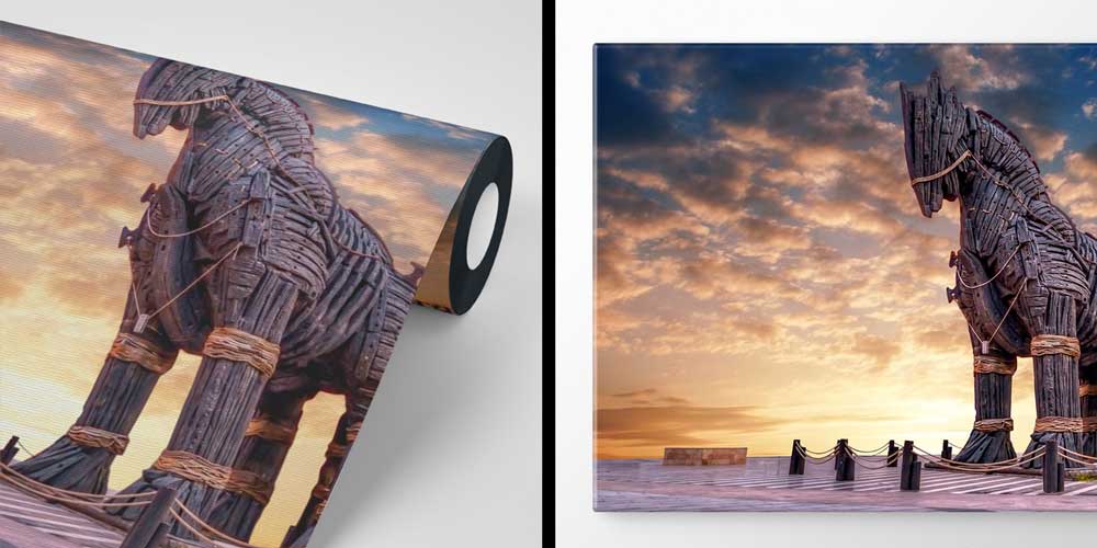 Truva Atı Temalı Askeri Duvar Tasarımı 10988