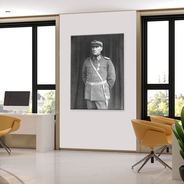 ataturk-duvar-tablo-6183-04 Atatürk Genç Subay Portresi Kanvas Tablo 6183
