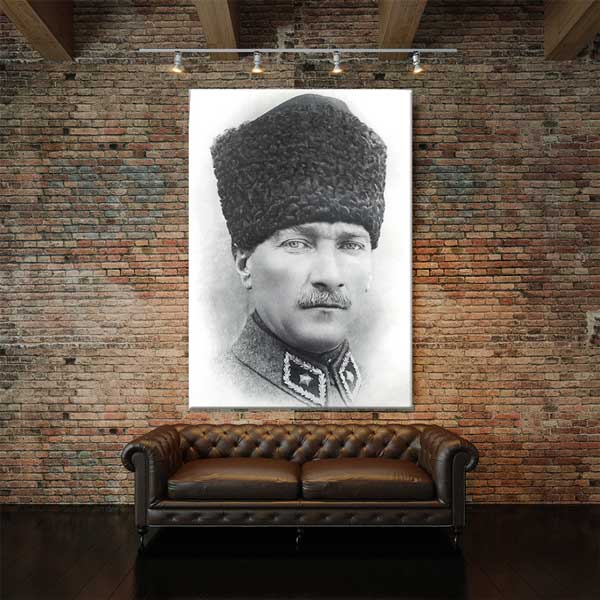 Klasik Atatürk Portre Kanvas Tablo 13939