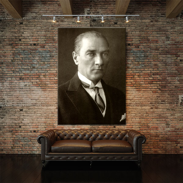 Atatürk Klasik Portre Kanvas Tablo 6184