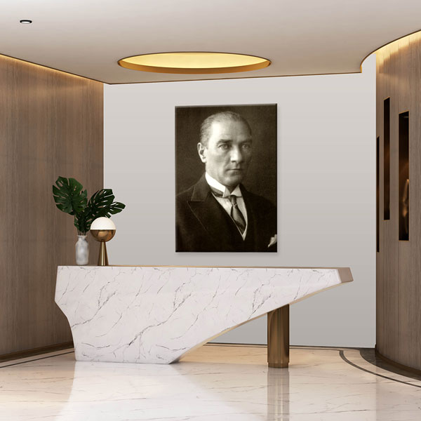 Atatürk Klasik Portre Kanvas Tablo 6184