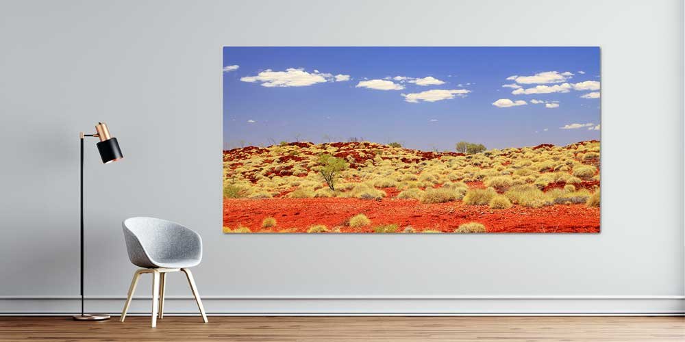 Avustralya Kızıl Çöl Manzarası Büyük Ebatlı Duvar Dekor Ürünü 14097