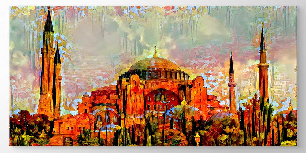 Ayasofya Sanatsal Yorum Büyük Ebatlı Duvar Dekoru 11912