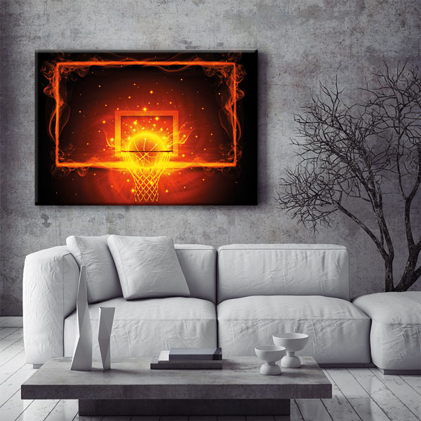 Ateşli Basketbol Kanvas Tablo – 5791