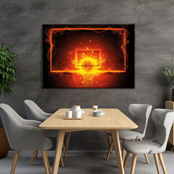 Ateşli Basketbol Kanvas Tablo – 5791
