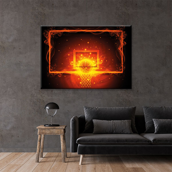 Ateşli Basketbol Kanvas Tablo – 5791