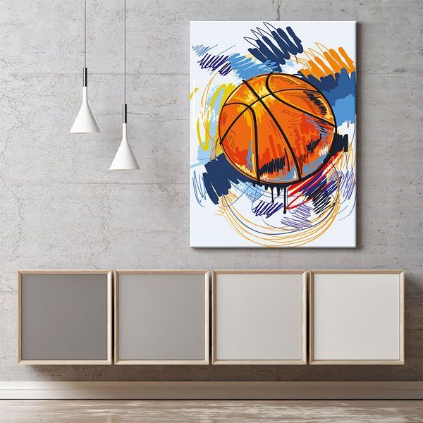 basketball-wall-decor-5814-02 Basketball Art Kanvas Tablo – 5814