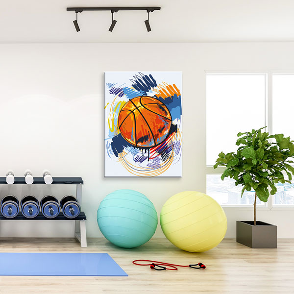 basketball-wall-decor-5814-04 Basketball Art Kanvas Tablo – 5814