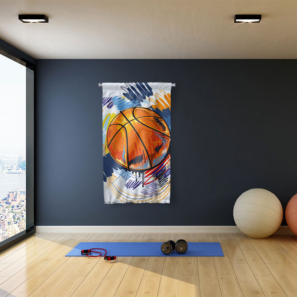 Basketbol Temalı Duvar Flaması 5903