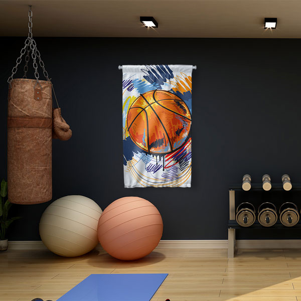 Basketbol Temalı Duvar Flaması 5903