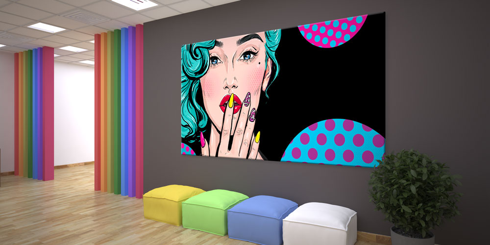 Pop Art Manikür Duvar Dekoru 7932