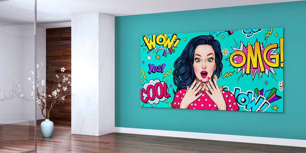 Pop Art OMG Duvar Dekoru – 7935-DK