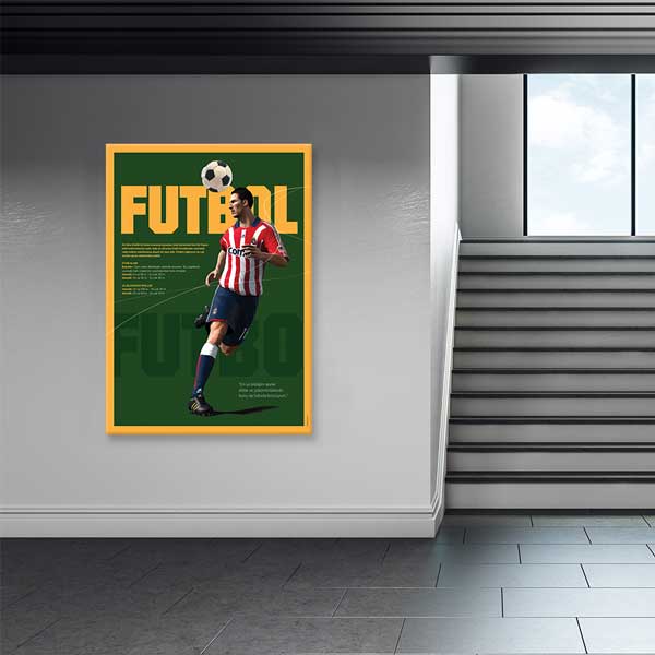 Futbol Sahası Temalı Kanvas Tablo – B-206