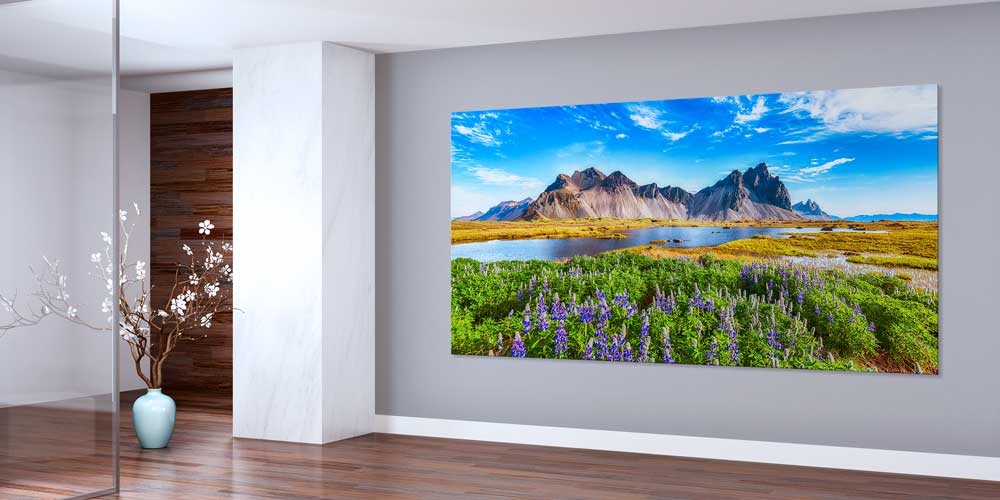 İzlanda Vestrahorn Dağ Manzarası Büyük Ebat Duvar Dekor 14265