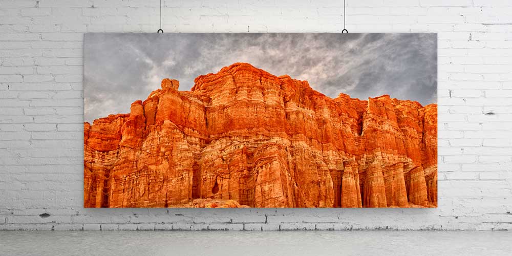 Kızıl Kanyon Kaya Duvarları Manzarası Büyük Ebat Duvar Dekor Ürünü 14189
