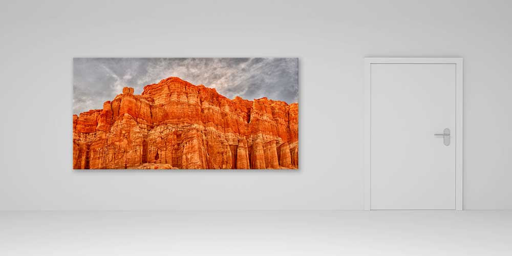 Kızıl Kanyon Kaya Duvarları Manzarası Büyük Ebat Duvar Dekor Ürünü 14189