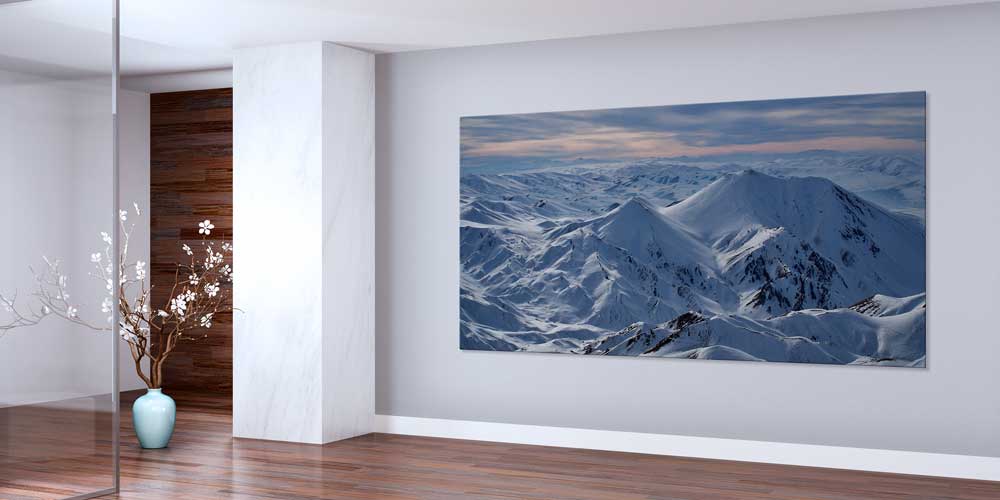 Doğu Anadolu Karlı Dağlar Panoramik Büyük Ebat Duvar Dekoru 11852