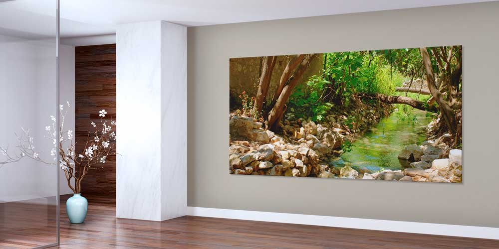 big-size-wall-decor-11864-01 Ege Akdeniz Doğal Dere Manzaralı Büyük Ebat Duvar Dekoru 11864