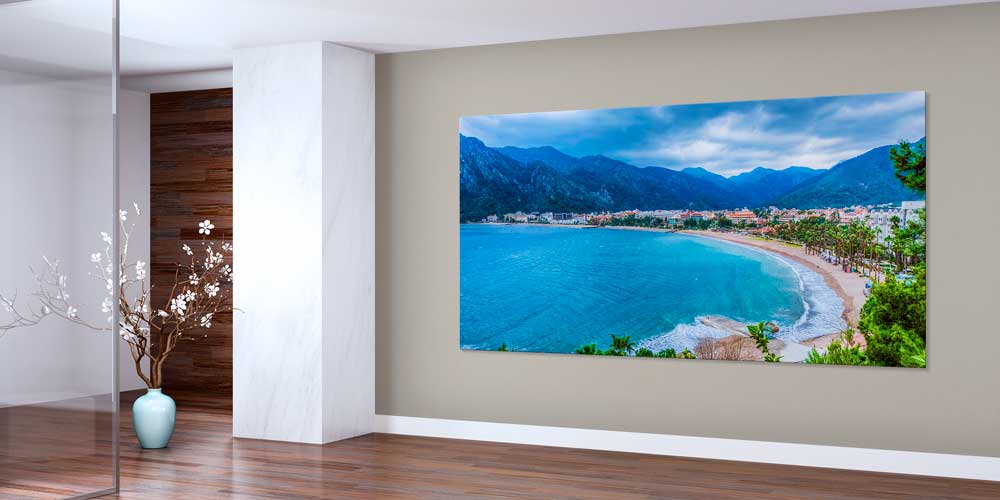 Ege Kıyıları Panoramik Sahil Manzarası Büyük Ebat Duvar Dekoru 11870