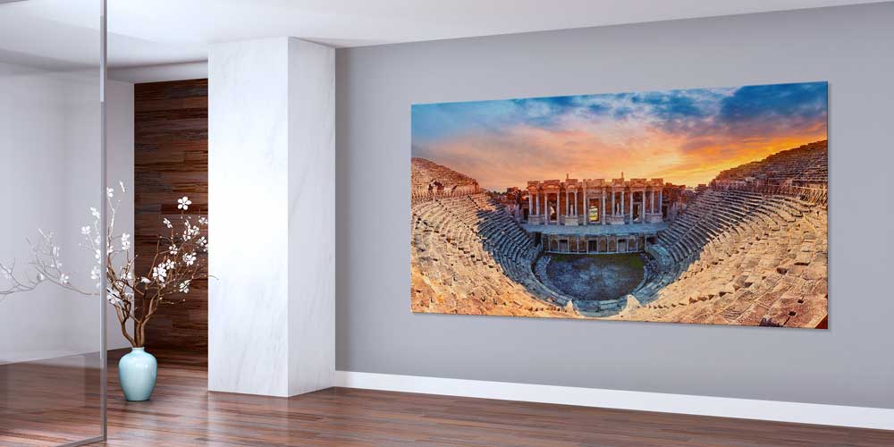 Antik Amfi Tiyatro Gün Batımı Manzaralı Büyük Ebat Duvar Dekor Ürünü 11881