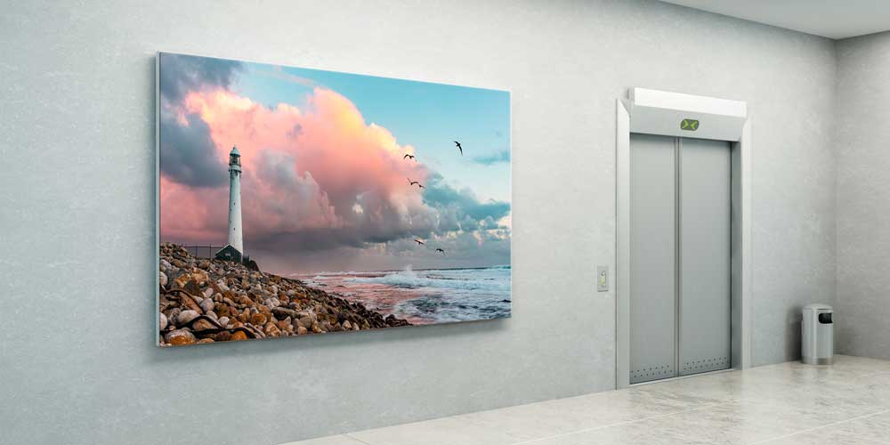 Deniz Feneri Sahil Manzarası Büyük Ebat Duvar Dekoru 14016