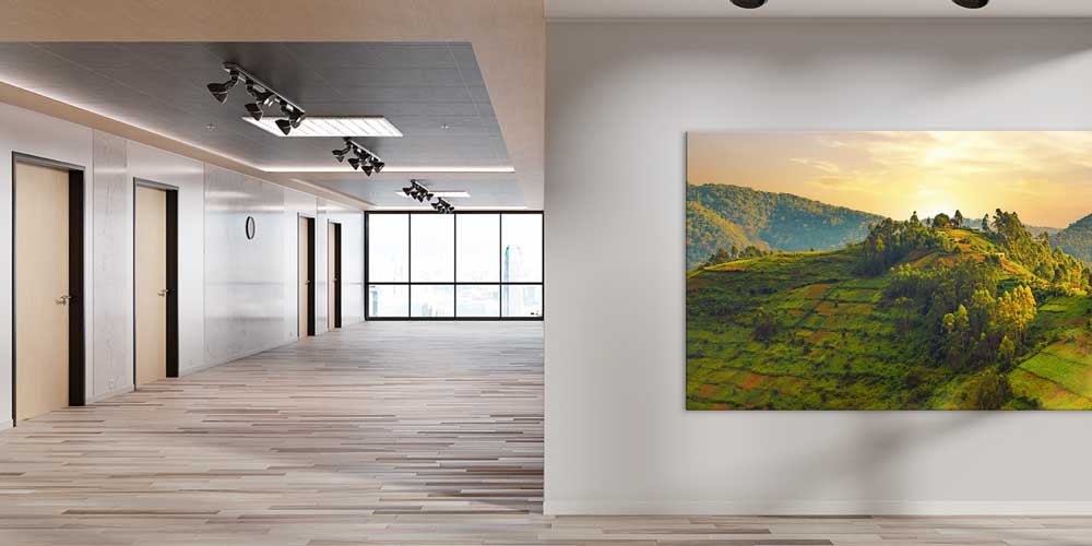 Teraslı Dağ Manzarası Büyük Ebat Duvar Dekoru 14004