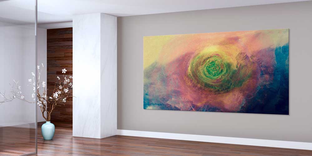 Sahara Göz Yapısı Soyut Görünüm Büyük Ebat Duvar Dekoru 14007