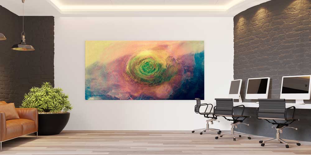 Sahara Göz Yapısı Soyut Görünüm Büyük Ebat Duvar Dekoru 14007