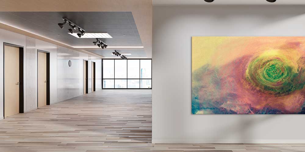 Sahara Göz Yapısı Soyut Görünüm Büyük Ebat Duvar Dekoru 14007