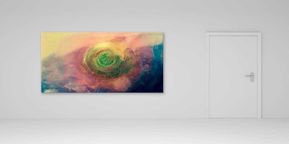 Sahara Göz Yapısı Soyut Görünüm Büyük Ebat Duvar Dekoru 14007